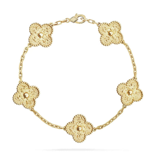 Clovers 5 Motifs Bronzing Bracelet