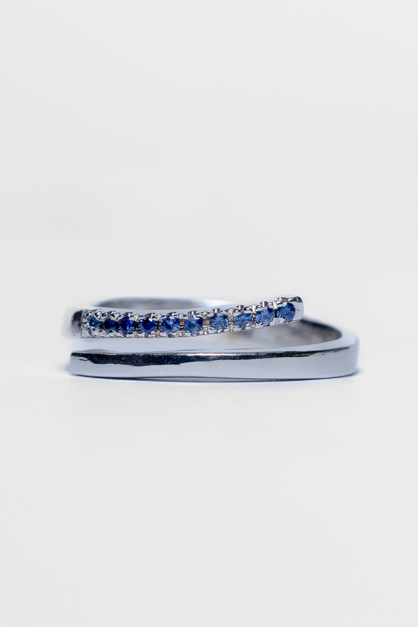 925 Sterling Silver Blue Sapphire Ring