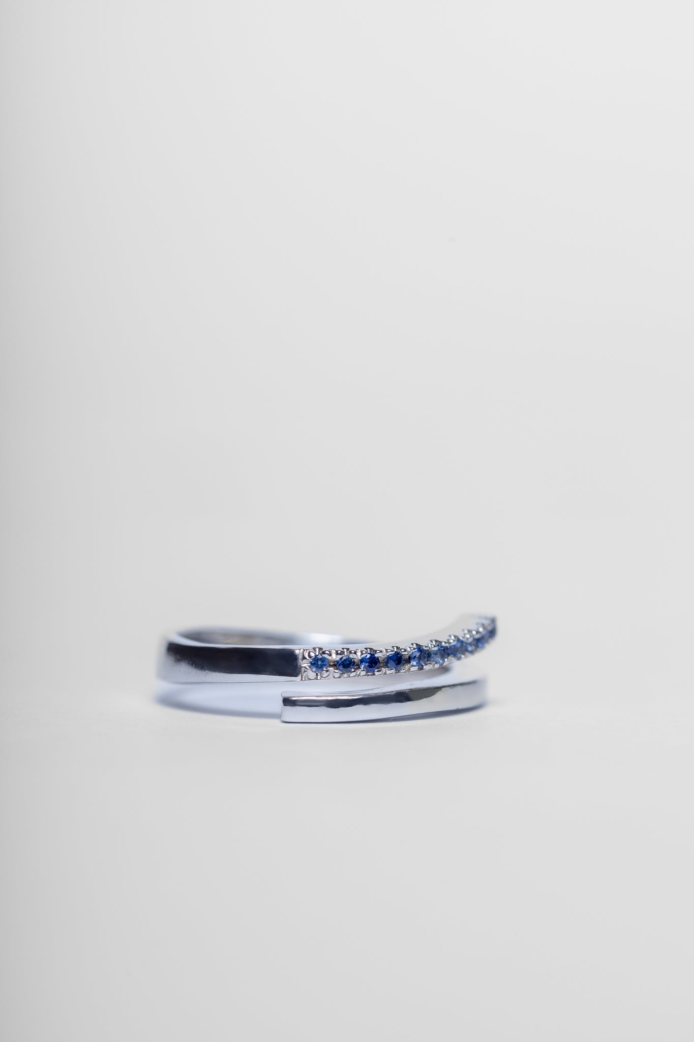 925 Sterling Silver Blue Sapphire Ring