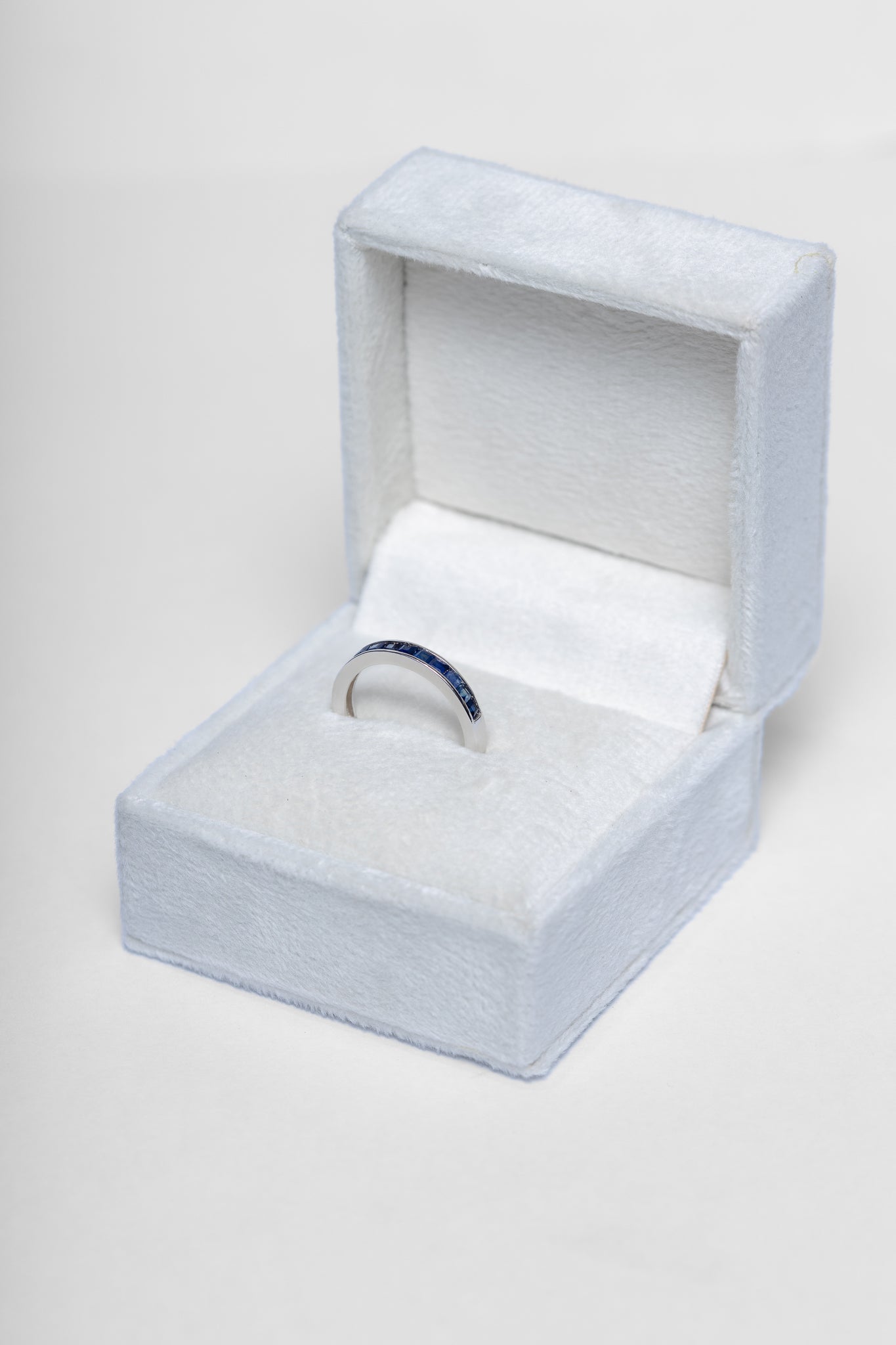 925 Sterling Silver Blue Sapphire Ring