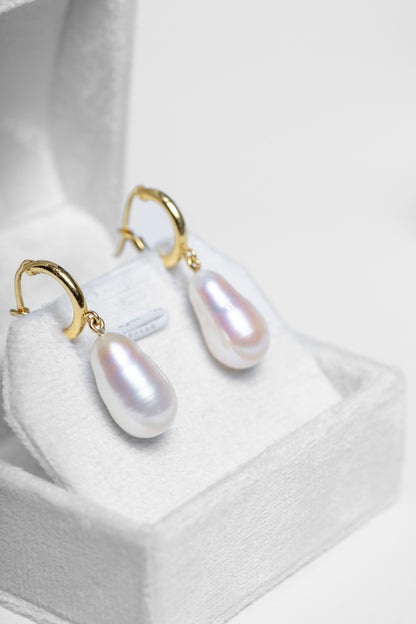 14K Earrings With Pearls