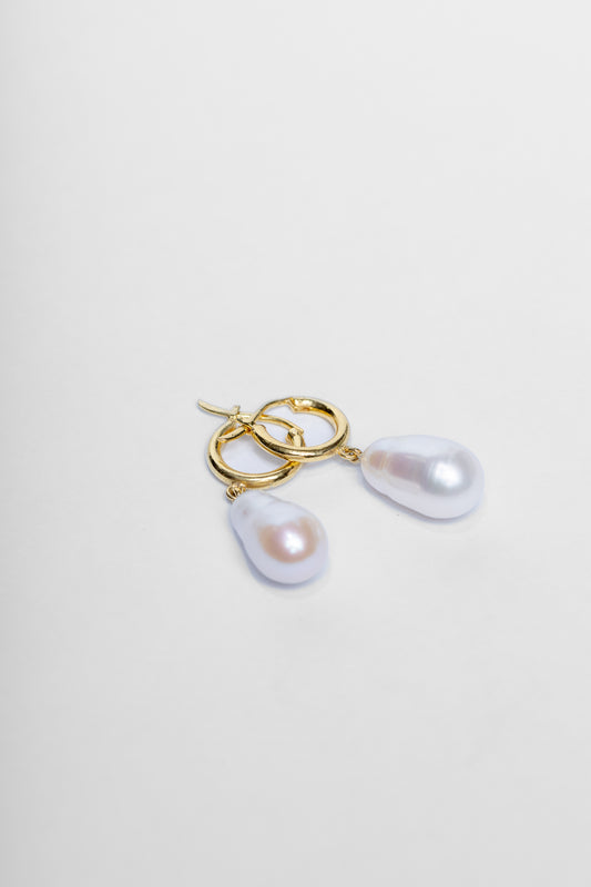 14K Earrings With Pearls