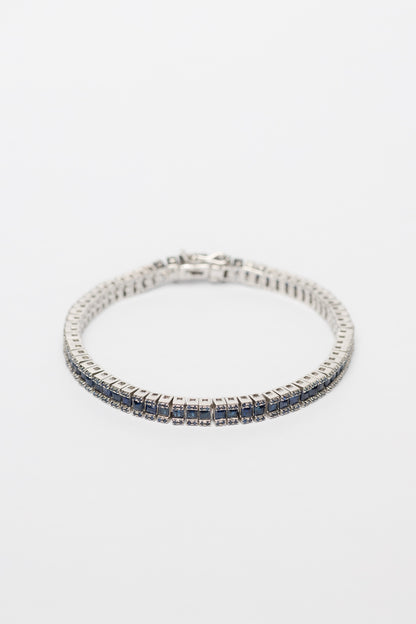 925 Sterling Silver Blue Sapphire Bracelet