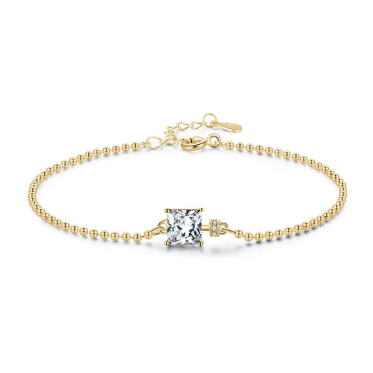 Sterling Silver Zircon Bracelet